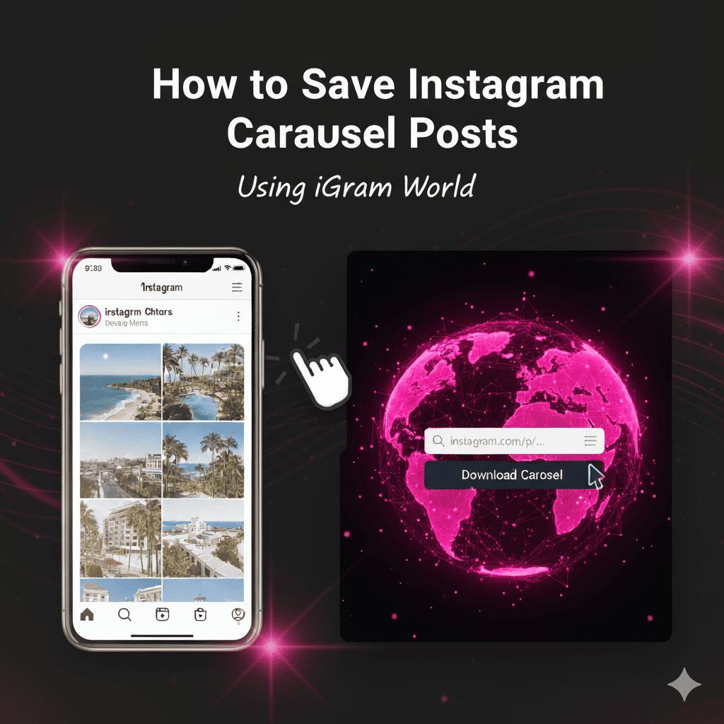 How to Download Instagram Carousel Posts Using iGram World
