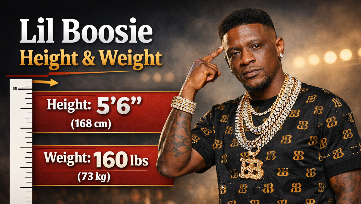 lil boosie height and weight