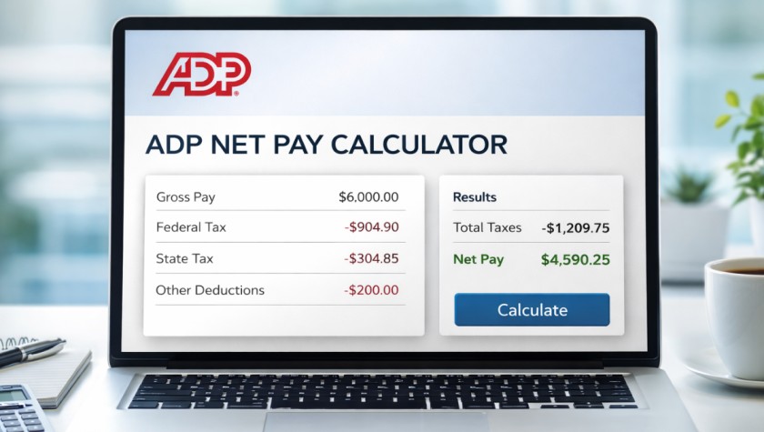 ADP Net Pay Calculator